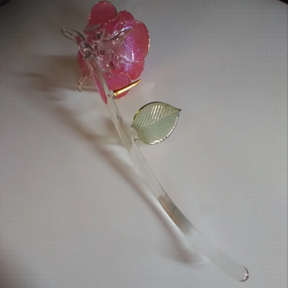 GLASS GLITTER ROSE - Picture 3 of 3